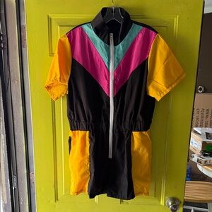 Colorful Retro Jumpsuit